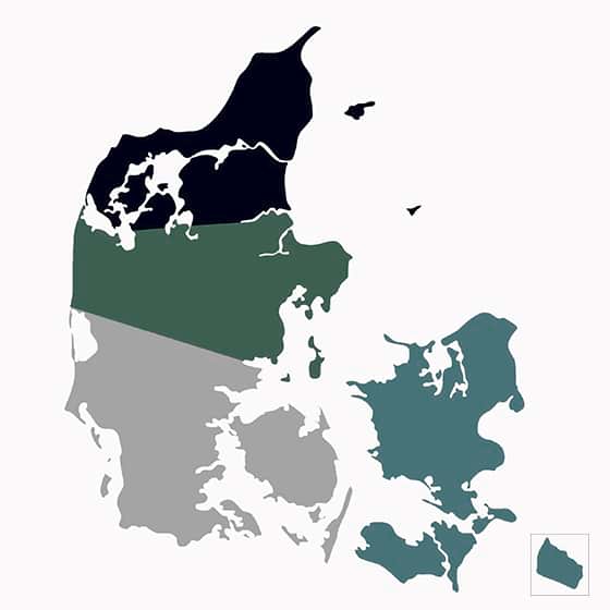 Danmarkskort med Translyft service 